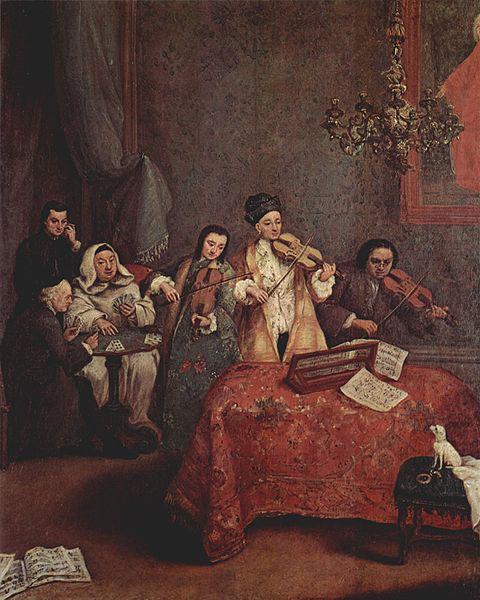 Pietro Longhi Kleines Konzert china oil painting image